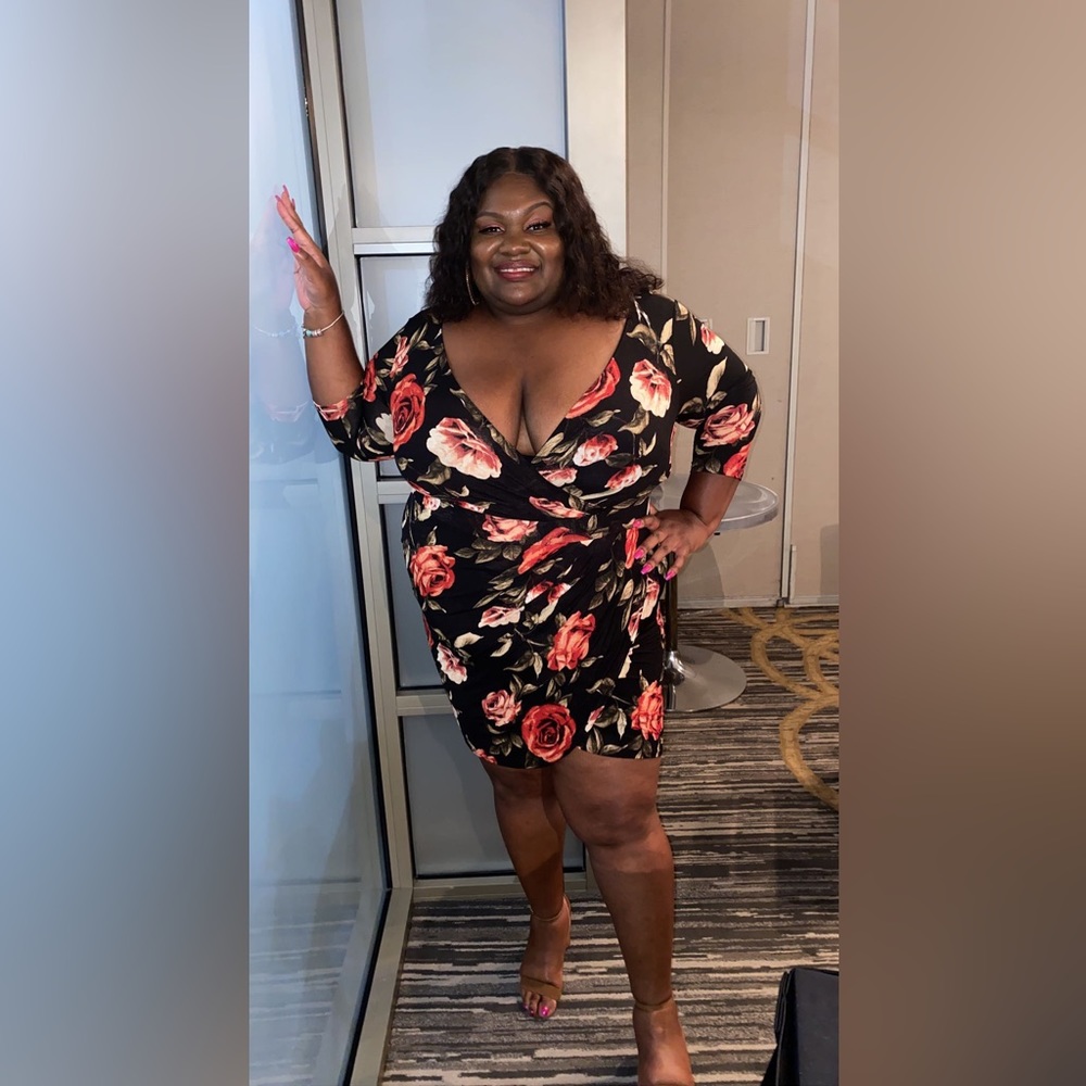 Floral Wrap Dress